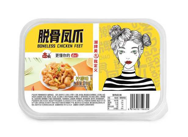 泡椒鳳爪保鮮盒包裝機：鎖住美味，保鮮每一刻